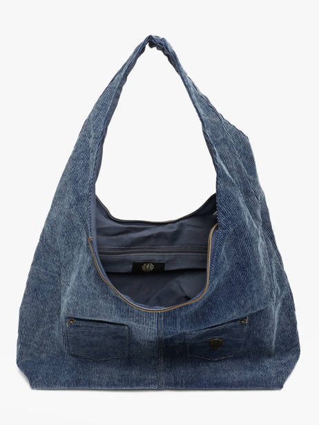 Sac Porté épaule Denim Le voyage en panier Bleu denim AHP340 vue secondaire 3