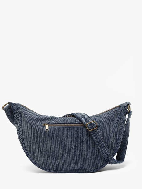 Sac Bandoulière Denim Le voyage en panier Bleu denim AHP339 vue secondaire 4