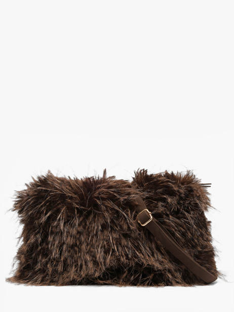 Sac Bandoulière Doudou Le voyage en panier Marron doudou AHP319 vue secondaire 4