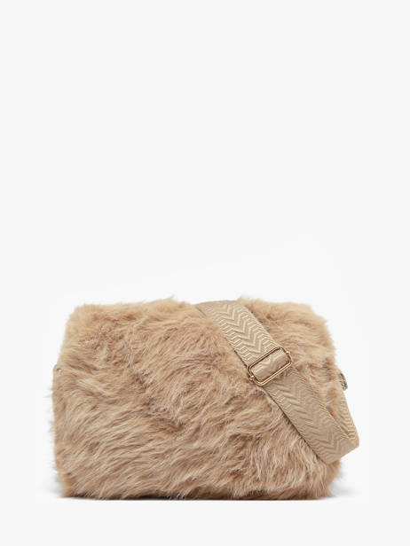 Sac Bandoulière Doudou Le voyage en panier Beige doudou AHP311 vue secondaire 4