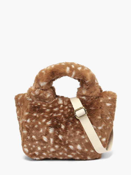 Sac Porté Main Louise Faon Hindbag Marron faon FN vue secondaire 5