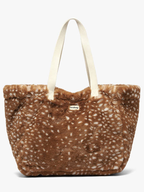 Sac Porté épaule Claude Faon Hindbag Marron faon FN