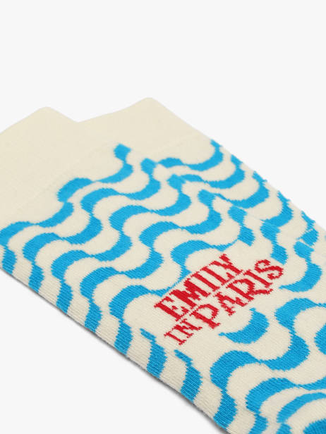 Chaussettes Beemilyinparis Besocks Beige socks women WA vue secondaire 1