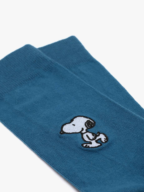 Chaussettes Besnoopy Besocks Bleu socks men E vue secondaire 1