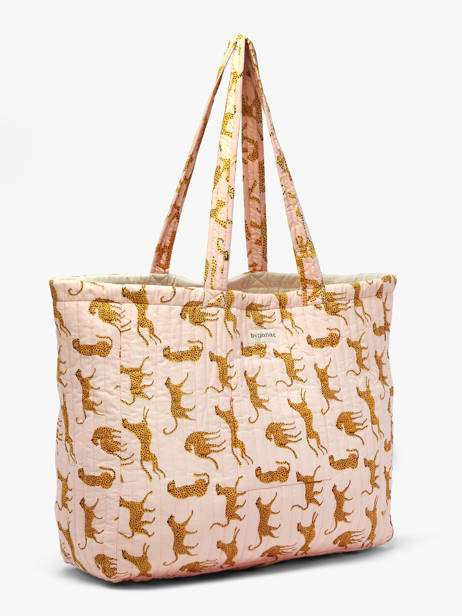 Sac Porté épaule A4 Cabas Coton Byzantine Multicolore cabas FAU vue secondaire 2
