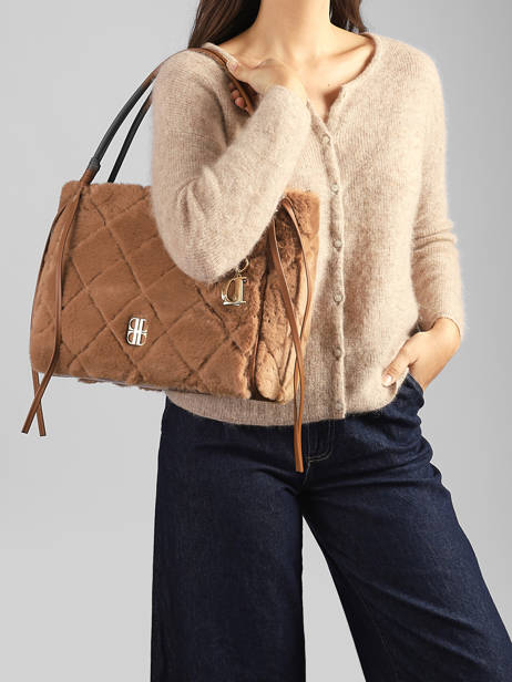 Sac Shopping Polly Laurent david Beige ld bags 115 vue secondaire 1
