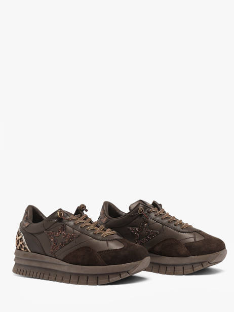 Sneakers Plateforme Cetti Marron women 1259SRAX vue secondaire 1