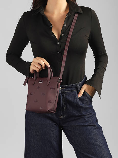Sac Bandoulière L12.12 Concept Holiday Lacoste Violet l12.12 concept holiday NF5506HN vue secondaire 1