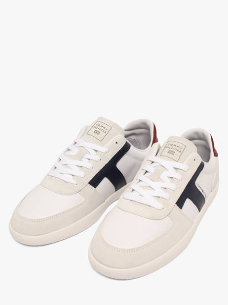 Sneakers En Cuir Tommy hilfiger Blanc men 6068YBS vue secondaire 1