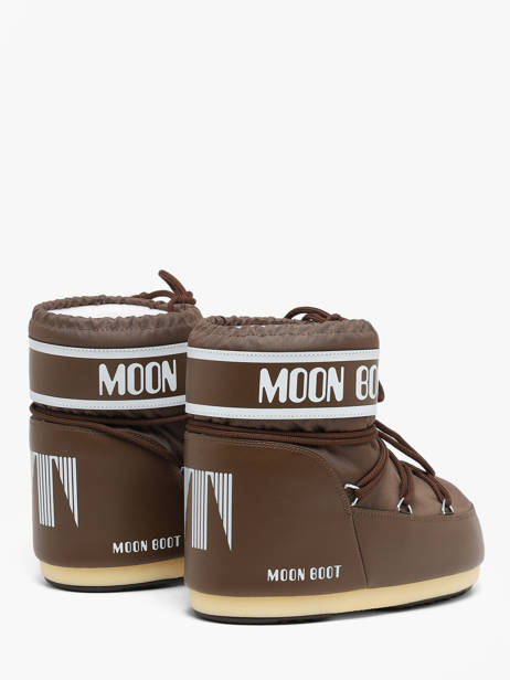 Bottes Icon Low Nylon Moon boot Marron women D1409340 vue secondaire 2