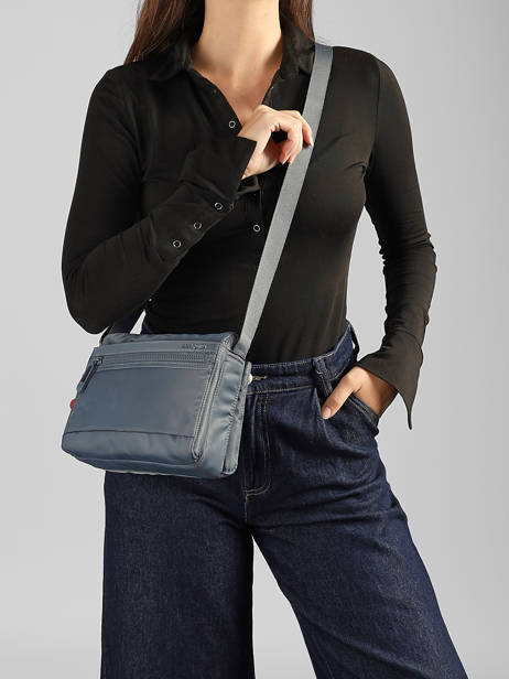 Sac Bandoulière Eye Polyester Recyclé Hedgren Bleu inner city upgrade HIC176 vue secondaire 1