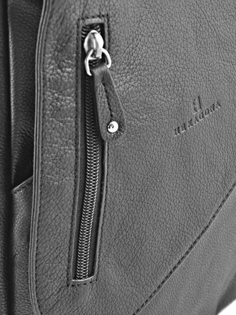 Sac à Dos Cuir Hexagona Noir confort 464783 vue secondaire 1