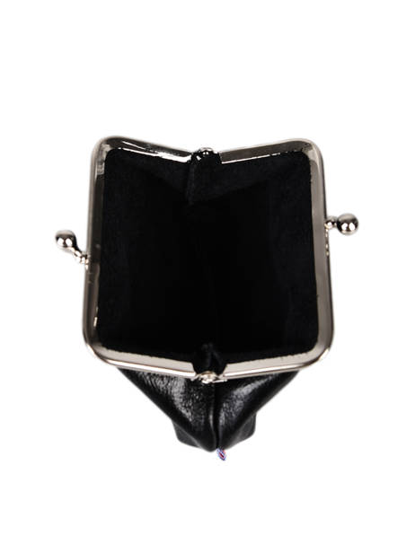 Porte-monnaie Etincelle Irisée Cuir Etrier Noir etincelle irisee EETI654 vue secondaire 1