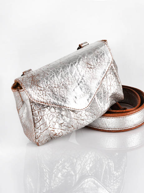 Sac Suzon S Argento Cuir Paul marius Gris argento SUZSARG vue secondaire 2
