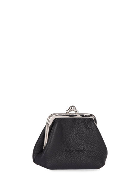 Porte-monnaie Madras Cuir Etrier Noir madras EMAD654 vue secondaire 2