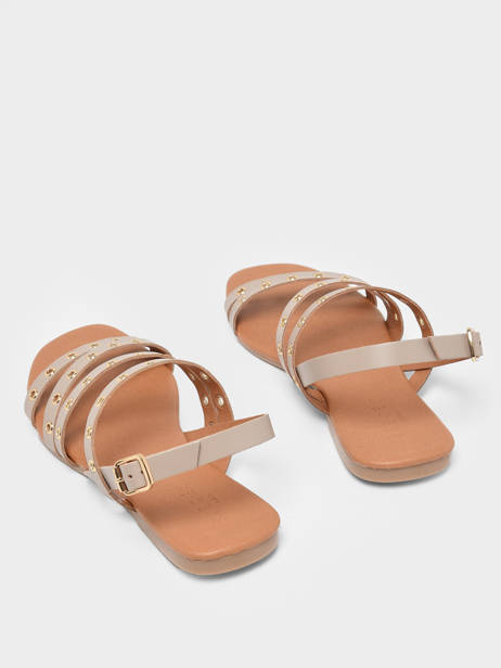 Sandales Canne Pieces Beige accessoires 17136402 vue secondaire 3