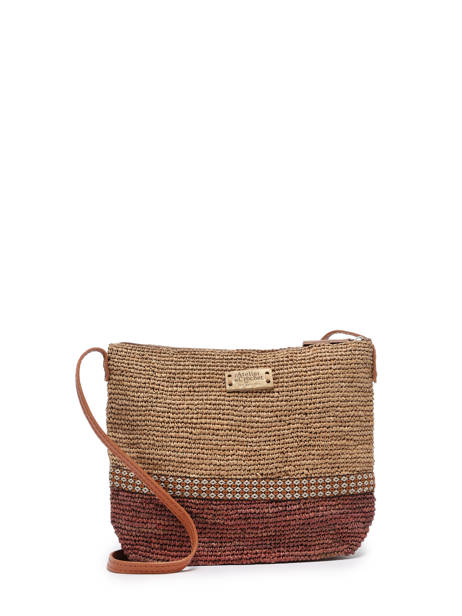 Sac Bandoulière L'atelier Du Crochet Le voyage en panier Marron l'atelier du crochet AM730